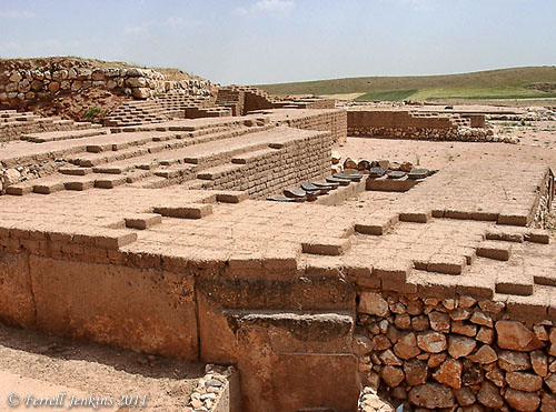 Ebla Western Palace Reconstruction. Photo by Ferrell Jenkins.