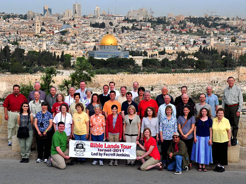Bible Land Tour of Israel Group Led by Ferrell Jenkins.