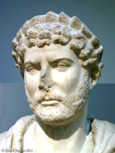 Hadrian in Greek Dress. Temple of Apollo, Cyrene. British Museum. Photo by Ferrell Jenkins.