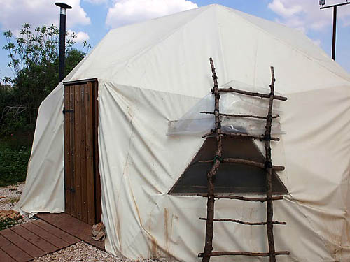 Accommodation on the Jesus Trail - Night 2. Photo © Larry Haverstock.