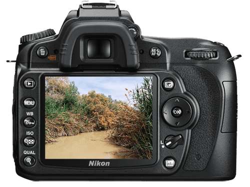 Nikon D90 showing photo of the Jordan River. Photo by Ferrell Jenkins.