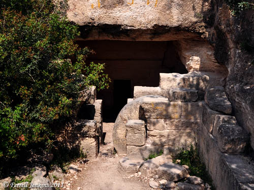 Roman Period Tomb at Midras Ruins in the Shephelah. Photo by Ferrell Jenkins.