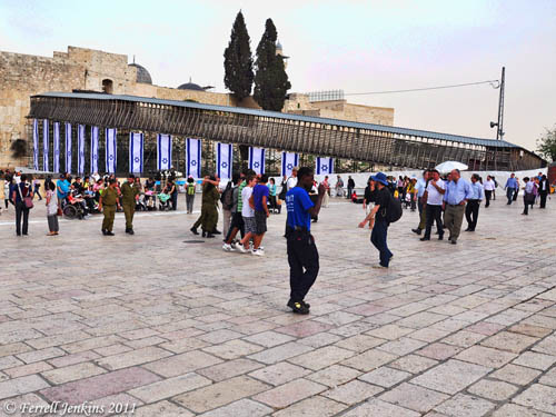 Mughrabi Bridge from the Western Wall Plaza. Photo by Ferrell Jenkins.