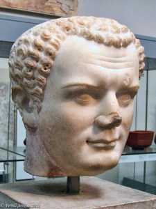 Titus, Roman commander at the time of the destruction of Jerusalem, was later Emperor (A.D. 79-81). Bust in British Museum. Photo by Ferrell Jenkins.