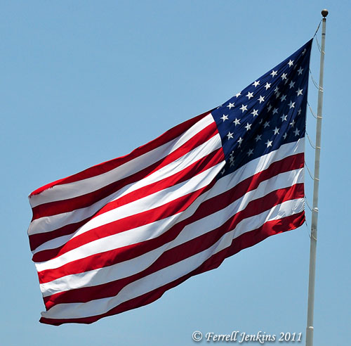 Flag of the United States of America.