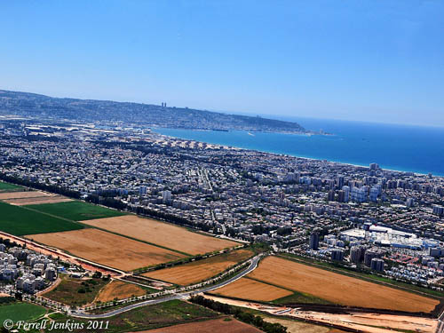 Southwest view of the Plain of Acco. Mount Carmel is in distance. Photo by Ferrell Jenkins.