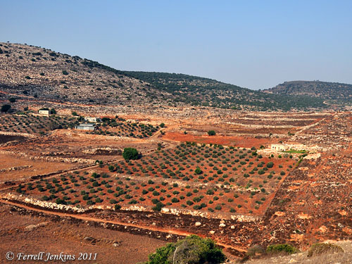 Fertile valley below Yodfat. Photo by Ferrell Jenkins.
