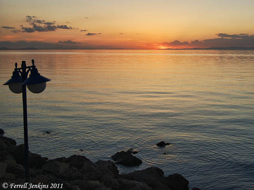Sunset on Lake Van. Photo made June 5, 2007 by Ferrell Jenkins.
