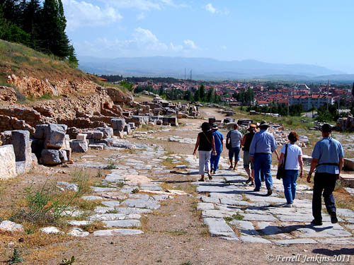 Roman Street in Pisidian Antioch. Photo by Ferrell Jenkins.