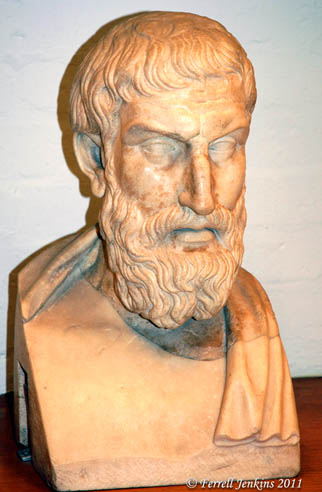 The Cilician poet Aratus. British Museum. Photo by Ferrell Jenkins.