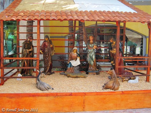 Nativity Scene at Cozumel. Photo by Ferrell Jenkins.