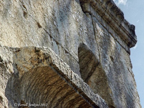 South side of the Pillar of Absalom. Photo by Ferrell Jenkins.