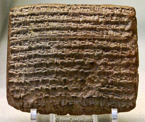 Chronicles of Nabopolassar. British Museum. Photo by Ferrell Jenkins.