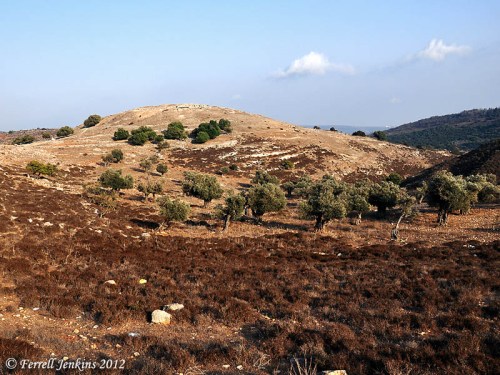 View of Yodfat from the west. Photo by Ferrell Jenkins.