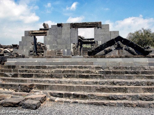 Restored Synagogue at Chorazin. Photo by Ferrell Jenkins.