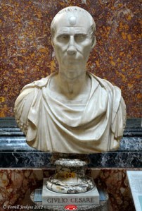 Bust of Julius Caesar in Vatican Museum. Photo by Ferrell Jenkins.