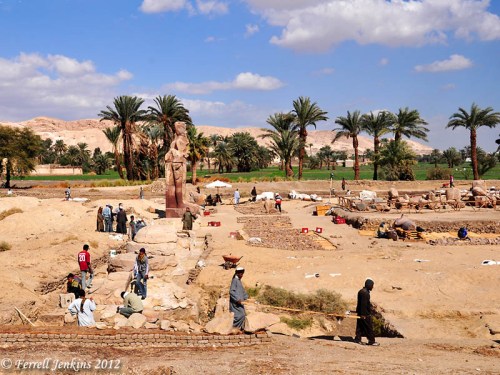 Temple of Amenophis III - West Bank of the Nile. Photo by Ferrell Jenkins.
