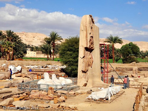 Temple of Amenophis III - West Bank of the Nile. Photo by Ferrell Jenkins.