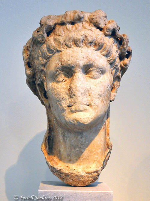 The Roman Emperor Claudius in the Athens National Museum. Photo by Ferrell Jenkins.