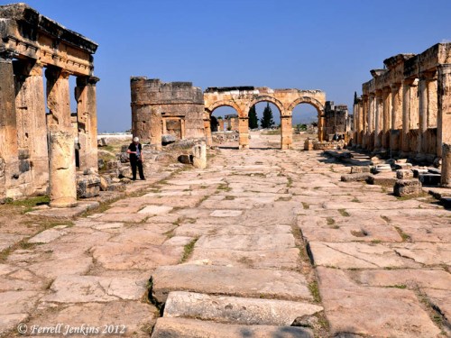 Arch of Domitian at Pamukkale (ancient Hierapolis). Photo by Ferrell Jenkins.