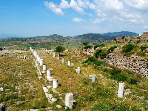 The area of the famous Pergamum library. Photo by Ferrell Jenkins.