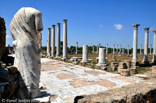 Salamis Roman gymnasium built in the time of Roman Emperor Augustus. Photo by Ferrell Jenkins.