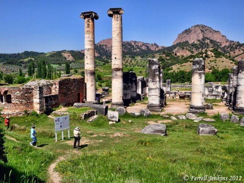 Sardis. Temple of Artemis. View West. Photo by Ferrell Jenkins.