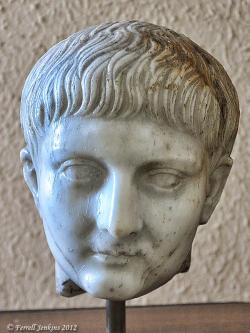 Roman Emperor Augustus. Displayed in Samsun Archaeology Museum. Photo by Ferrell Jenkins.