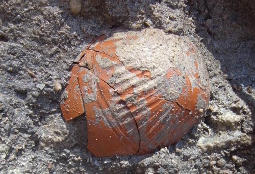 Akko-harbor_imported-Hellenistic-bowl_Kobi-Sharvit_IAA_04t Imported bowl from Hellenistic period. Photo: Kobi Sharvit, courtesy IAA.