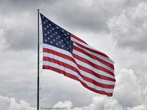 Flag of the United States of America. Photo by Ferrell Jenkins.