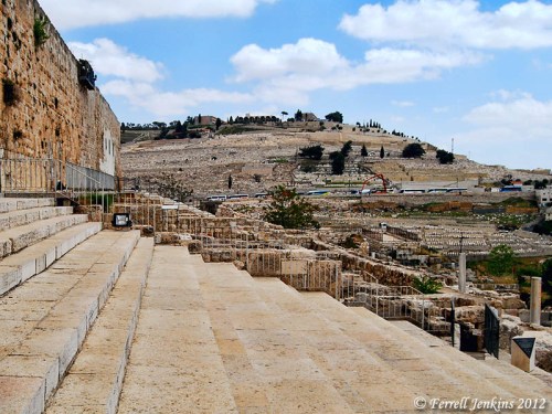 The Mount called Olivet from the Temple Mount. Photo by Ferrell Jenkins.