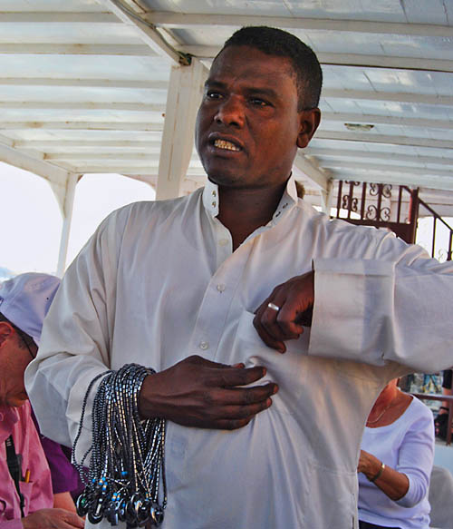 Nubian-man-at-Philae_fjenkins_012209_1910t Nubian man at Philae Island near Aswan. Photo by Ferrell Jenkins.