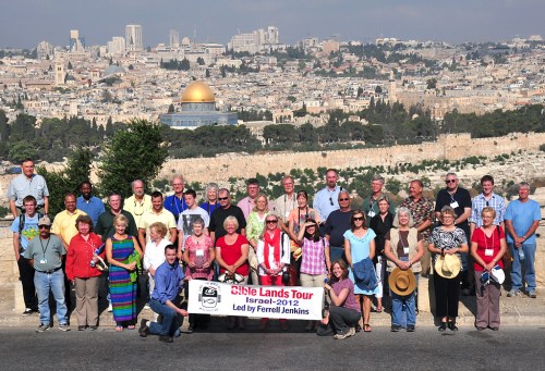 Jenkins Israel 2012 Group Photo from Mount of Olives.