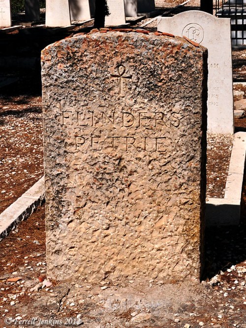 Flinders Petrie Grave in Jerusalem. Photo by Ferrell Jenkins.