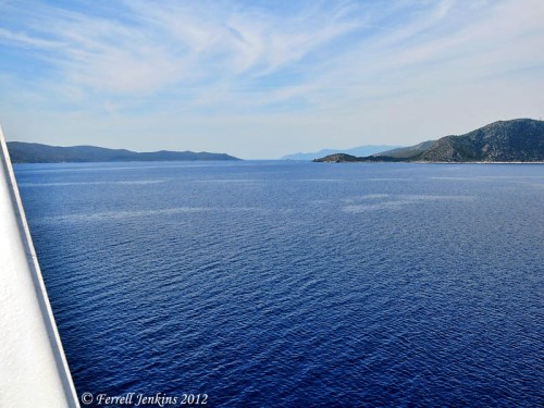 Samos-Turkey Strait. View North. Photo by Ferrell Jenkins.