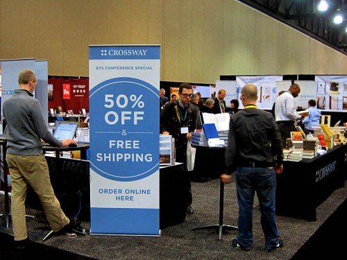 The Crossway display. Crossway is the publisher of the ESV bible.