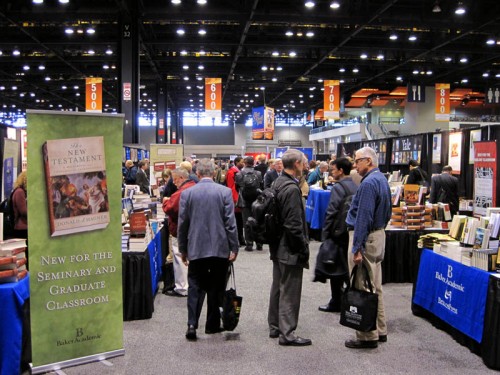The AAR/SBL book exhibit, Chicago, 2012. Photo by Ferrell Jenkins.