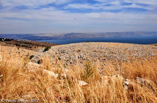 The Sea of Galilee from the north. View toward Bashan in the east. Photo by Ferrell Jenkins.