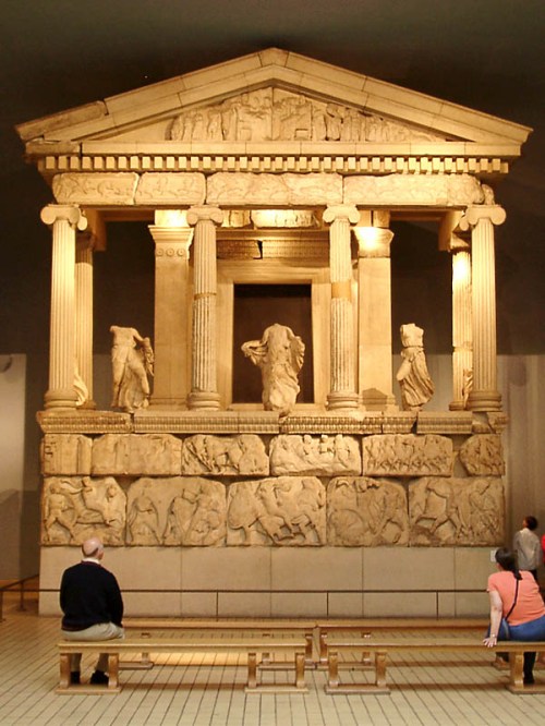 Nereid Monument in British Museum. Photo by Ferrell Jenkins.