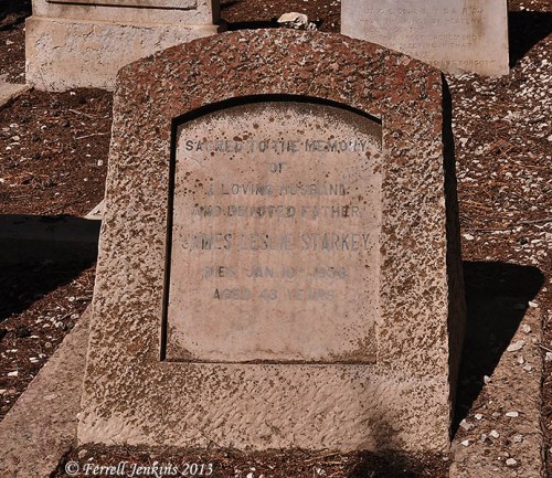 Tomb of James Leslie Starkey, excavator of Lachish. Photo by Ferrell Jenkins.