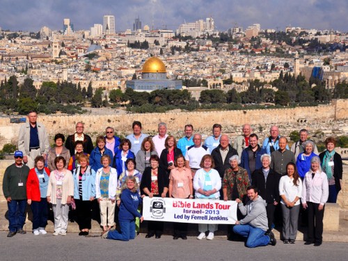 Jenkins Bible Land Group - Jerusalem - April 22, 2013.