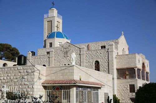 Greek Orthodox church at Taybeh. Photo by Dan Kingsley.