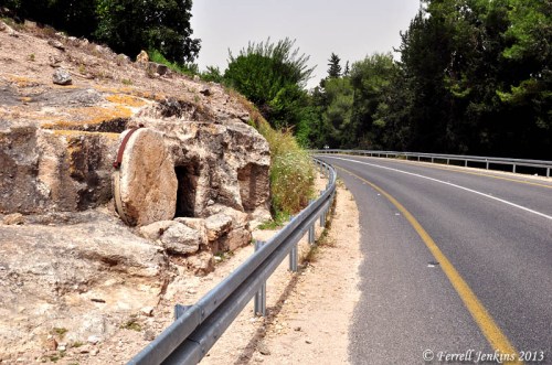Rolling Stone tomb near Jezreel Valley. Photo by Ferrell Jenkins.