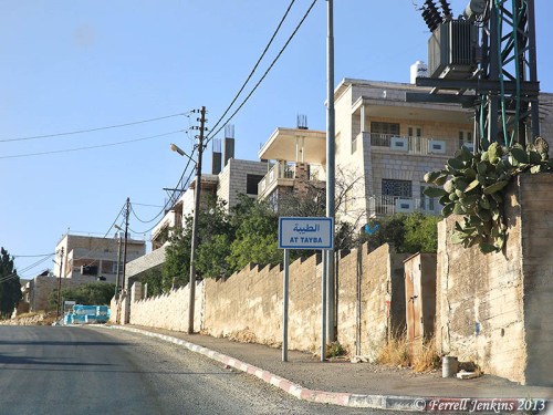 Entering the Christian village of At Taybe. Photo by Dan Kingsley.