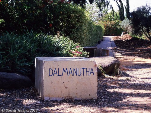Dalmanutha sign in 1994. Photo by Ferrell Jenkins.