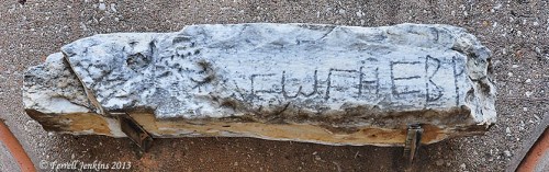 Synagogue Inscription displayed in Corinth Museum. Photo by Ferrell Jenkins.