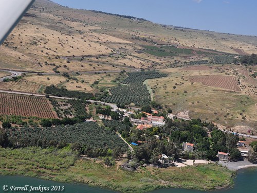 Traditional site of Dalmanutha (east of Tabgha). Photo by Ferrell Jenkins.