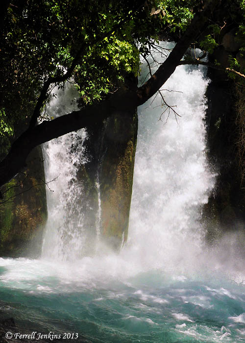 The Banias (Hermon) Waterfall. Photo by Ferrell Jenkins.