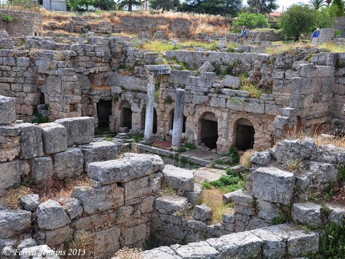 The Fountain of Peirene at Corinth. Photo by Ferrell Jenkins.