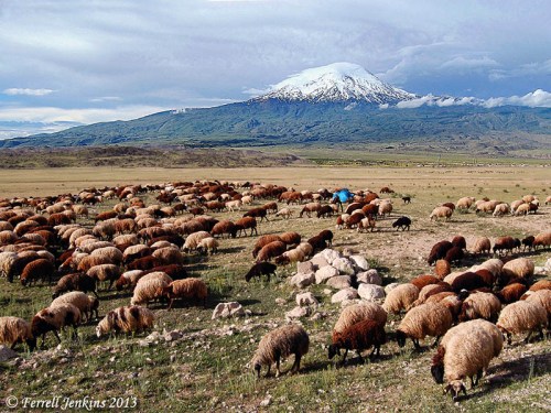 Ararat (Agri Dagh) in north eastern Turkey. Photo by Ferrell Jenkins.